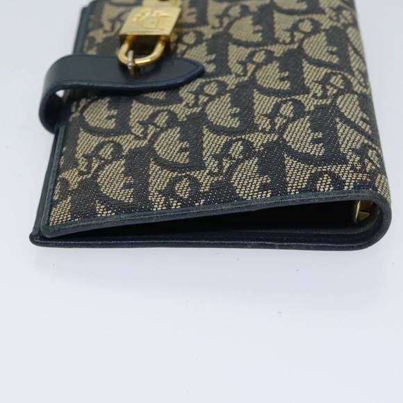 Christian Dior Trotter Canvas Day Planner Cover Navy Auth 69722 - Picture 3 of 16